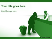 Download concierge green PowerPoint Template and other software plugins for Microsoft PowerPoint
